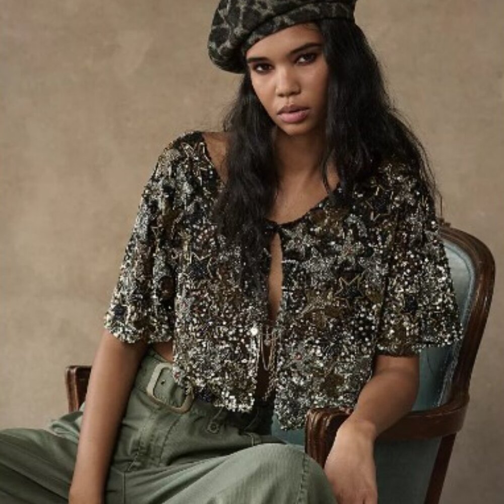 NWT Free People Star Of The Show Cape